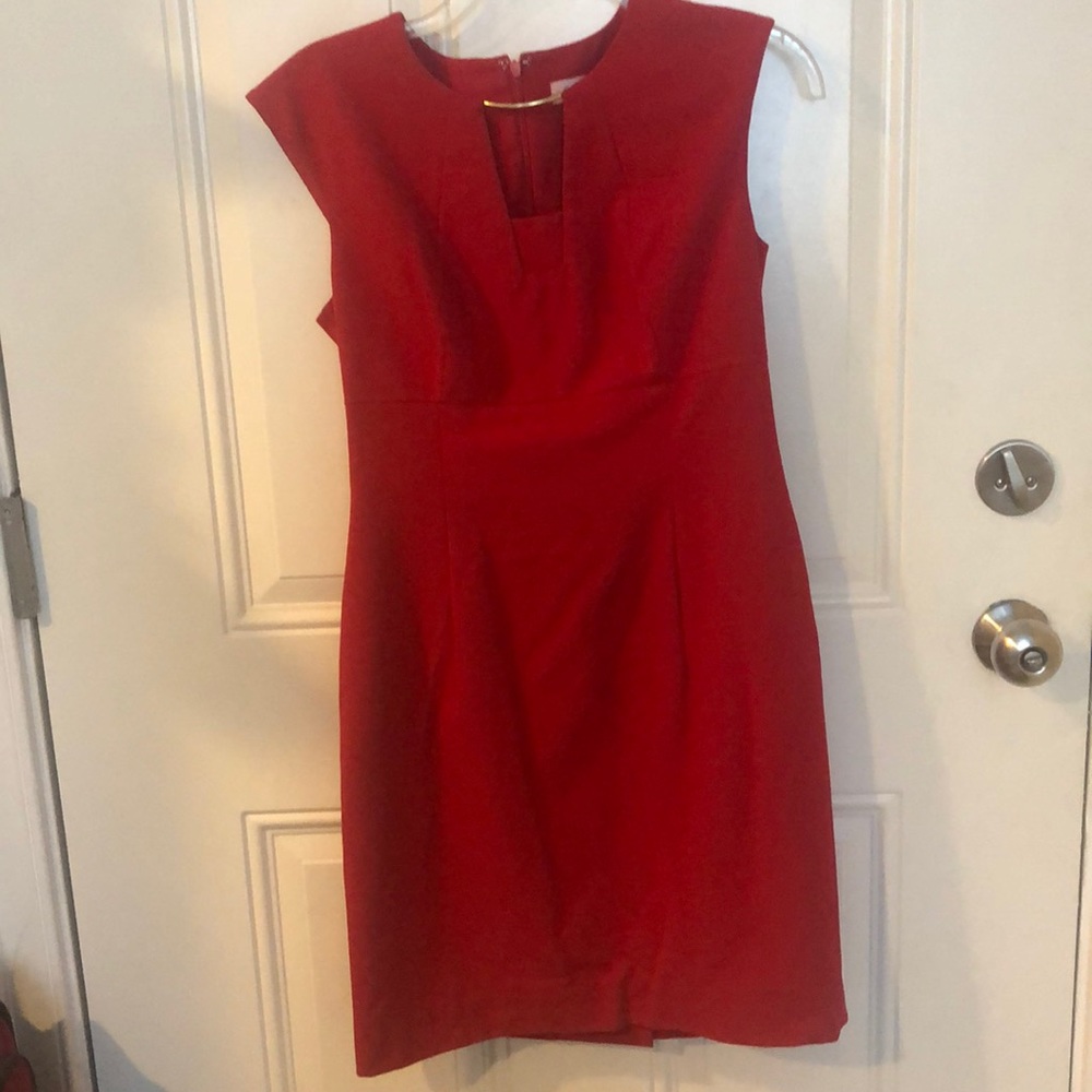 Calvin Klein red dress